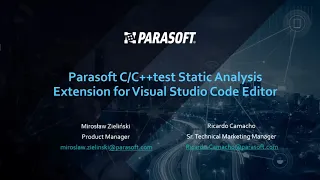 C C test Static Analysis Extension for the Visual Studio Code