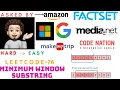 Minimum Window Substring Google Leetcode 76