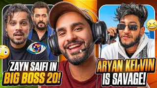 Aaryan kelvin is savage & Zayn saifi confirmed in Big Boss 20 ?