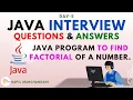 Factorial Program in Java Most Asked Java Interview Program for Freshers 2026