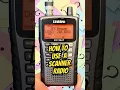 How to use a scanner radio