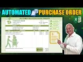 Learn How To Create This Automated Purchase Order Application In Excel While I Build It From Scratch