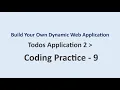 Coding Practice 9 Todos Application 2 Build Your Own Dynamic Web Application NxtWave