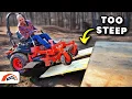How Steep Is Too Steep We Tested Shed Ramps with a 1 100 lb Mower
