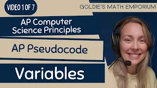 AP CSP Pseudocode - All About Variables 1 of 7