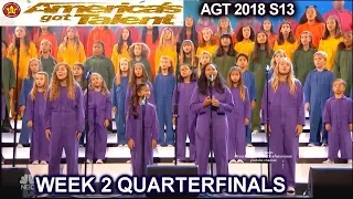 Download Voices of Hope Children's Choir sings A MILLION DREAMS QUARTERFINALS 2 America's Got Talent 2018 AGT MP3