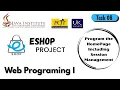 Design Program the Homepage With Latest Products Task 08 Eshop Project Java Institute