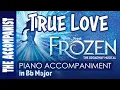 Download Lagu True Love (Frozen - Musical) - Piano Accompaniment | Bb Major [Karaoke Lyrics in CC]