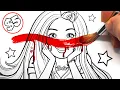 HORROR Artist vs 5 BARBIE Colouring Book