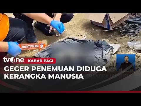 Kerangka Diduga Tulang Bayi di Halaman Rumah Gegerkan Warga Palembang