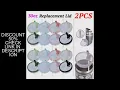 2PCS 30Oz Tumbler Flip Straw Lid Replacement Spill Proof Reusable Tumbler Cover Splash Resistant Str