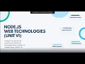 Node js - Complete Web Technologies Course Oneshot