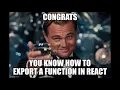 React 3 Arrow function