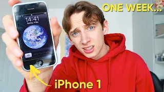 Download I used the FIRST EVER IPHONE for 1 week straight *iPhone 1 from 2007* MP3