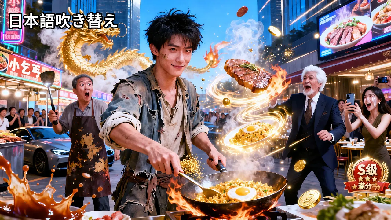 日本語吹き替え 路上の乞食を拾ったら、なんと伝説の料理の神様!適当に作った一皿が、美食界の頂点をうならせる――「もっと食べたい!」 poster