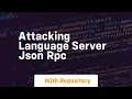 Attacking language server json rpc