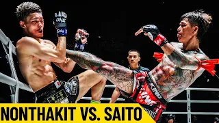 this brawl got heated nonthakit vs saito muay thai full fight