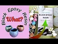 This Is AWSOME Round Resin Pots With BondCraftor Black Resin