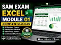 SAM Exam Excel Module 01 Complete Sam Exam Module 1