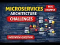 Microservices Architecture Challenges Explained with Real Project Example Interview Question