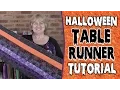 The 20 Minute Halloween Table Runner Tutorial