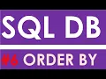 SQL Database 6 ORDER BY to sort rows in a SELECT statement Apex Oracle