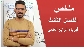 فيزياء الرابع العلمي ملخص الفصل الثالث 