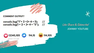 JavaScript Concatenation Operator JavaScript Interview Question JavaScript Tricky Questions