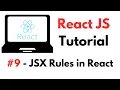React Tutorial - Important JSX Rules in React