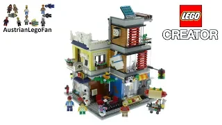 Lego Creator 31097 Townhouse Pet Shop & Café Speed Build
