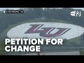 Residents divided over Liberty University monogram petition calls for a change