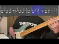 【ベースTAB】怪獣(Kaiju)フルver ／サカナクション(sakanaction) 　ベースコピー　（Play Along Tabs in Video)