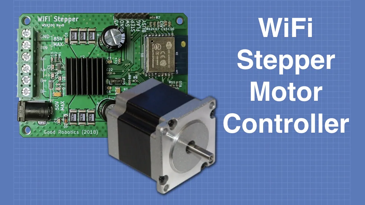 WiFi Stepper Motor Controller with Web-based Interface