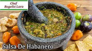 SALSA TATEMADA DE HABANERO, Deliciosa Receta!