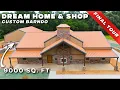 3 Bed 2 Bath Barndominium with a 2 400 Sq Ft Shop Dream Home Tour