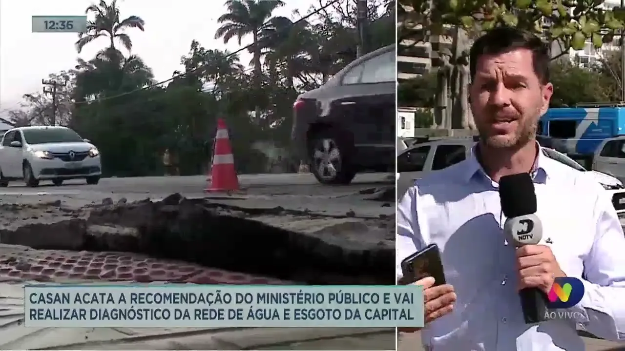 Casan acata recomendação do MPSC e realizará diagnóstico da rede de água e esgoto de Florianópolis