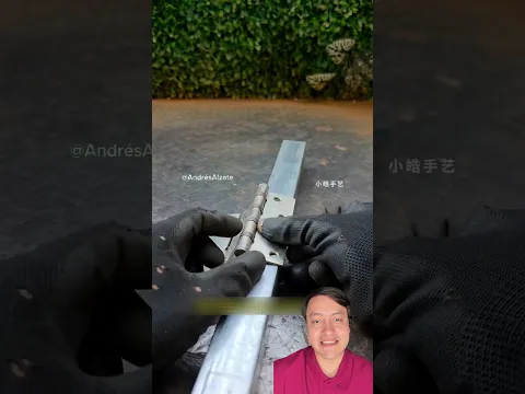 Esta bisagra permite abrir hacia ambos lados