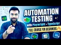 Playwright with TypeScript Full Course Beginner to Advanced Automation Testing