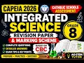 CAPEIA Catholic Schools Assessment 2026 Grade 8 Integrated Science Revision Paper Marking Scheme
