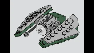 LEGO Instructions | Star Wars | 912312 | Yoda's Jedi Starfighter | Magazine Gift