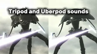 every tripod and uberpod sounds from war of the worlds new jersey roblox