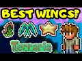 BEST AND EASIEST WINGS Terraria Wings Guide Best Wing Progression Guide for Terraria Journey s End