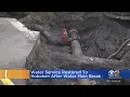 Hoboken water service restored after massive break