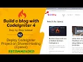 Recommended Method to Deploy CodeIgniter 4 Blog on Shared Hosting