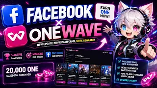 ONEWAVE NOW SUPPORTS FACEBOOK HOW TO EARN CROSS WITH FACEBOOK PAGES