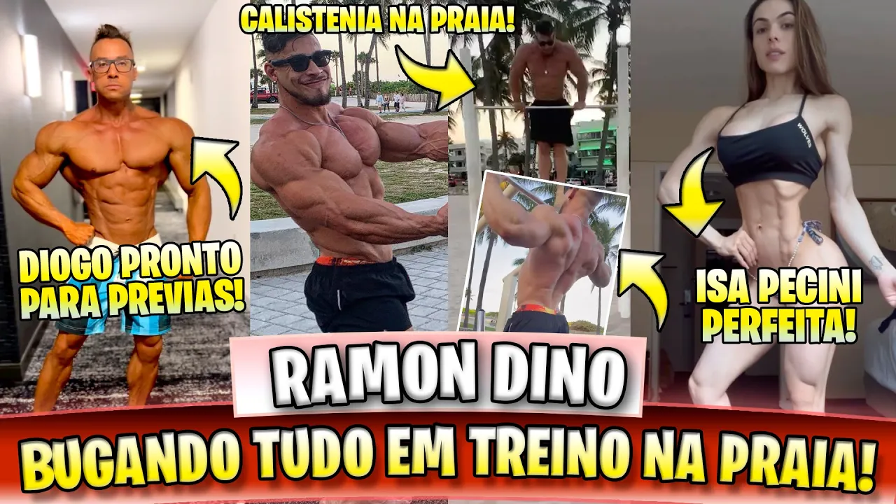 RAMON DINO PRO BUGANDO TUDO EM MIAMI BEACH! ISA PECINI, DIOGO , CHITARRA E ANGELA SOBEM HOJE!
