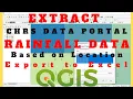 How to Extract Rainfall Data using QGIS Rainfall Distribution Point Sampling Tool