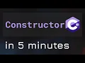 Constructors in C Programming Hindi
