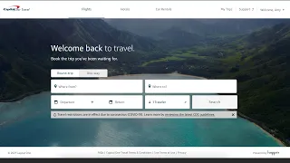 Capital One Travel Portal - How does it look