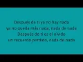Alejandro Lerner - Despues de ti (Letra/Lyrics)
